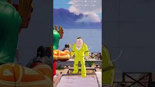 Is Peter Griffin's HITBOX BIGGER Than A NORMAL Fortnite Skin? #fortnite #fortnitechapter5 #shorts
