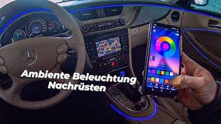 Ambiente Beleuchtung Nachrüsten bei jedem Auto / Mercedes  CLS W219 W211 ambient light Letronix