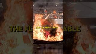 Edge Speared Mick Foley Through A Flaming Table