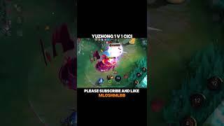 Yuzhong 1 v 1 Cici Tutorial - YUZHONG GAMEPLAY-MLBB
