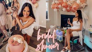 GRWM & COME WITH ME TO MY BRIDAL SHOWER | WEDDING SERIES