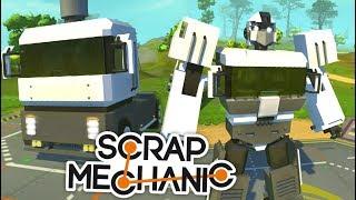 СУПЕР РЕАЛЕСТИЧНЫЙ ОПТИМУС ПРАЙМ В СКРАП МЕХАНИКЕ! ОБЗОР ПОСТРОЕК - Scrap Mechanic \ 3