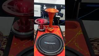 The difference between a tweeter and a horn tweeter #tweeter #midrange #testing #automobile   #audio
