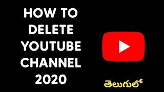 How to delete your YouTube channel | in Telugu | Techwaj Telugu