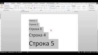 Как изменить размер шрифта в MS Word