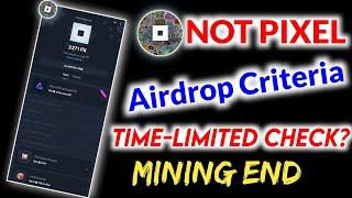 NOT Pixel Airdrop Criteria | Not Pixel New Update | Not Pixel Listing Date | Not Pixel Price 2025