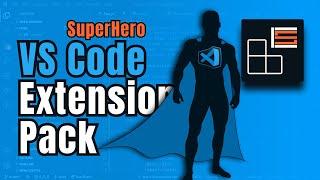 How to Create a VS Code Extension Pack | Top Extensions | Download SuperHero Extension Pack Now!!