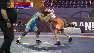 Round 2 WW - 59 kg: S. SARITA (IND) v. D. KAYUMOVA (KAZ)