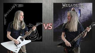 "Black Album"" VS "Countdown To Extinction" (Bands Best Selling Album Guitar Riffs Battle)