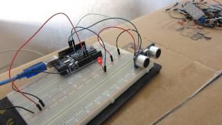 HC-SR04 Ultrasonic Sensor Demo with Arduino