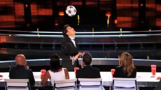 America's Got Talent 2015 - Paul Ponce  Man Makes Soccer Ball Jump Rope on His Head