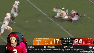 Georgia Fan LIVE Reaction To BIGGEST GAME OF YEAR vs Tennessee (reaction)