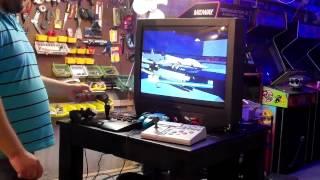 Rolling Console Video Game Table for the Basement Arcade