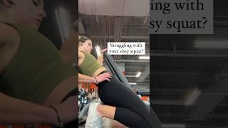 Sissy squat progressions