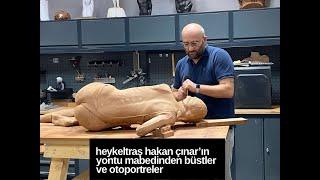 Heykeltraş Hakan Çınar’ın Yontu Mabedinden Büstler ve Otoportreler #shorts #art #sculpture