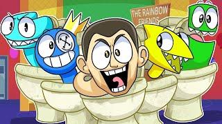 СКИБИДИ ТУАЛЕТЫ ЗАРАЗИЛИ РАДУЖНЫХ ДРУЗЕЙ! | Rainbow Friends 2 - Анимации на русском