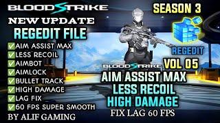 Blood Strike Regedit File Aimbot Aimlock Aim Assist Less Recoil‼️Blood Strike Fix Lag 60 Fps Smooth