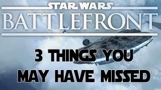Star Wars: Battlefront Fighter Squadron Gameplay - 3 Things You May Have Missed!