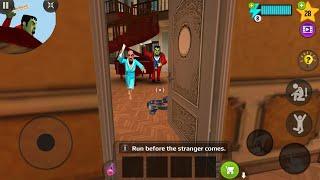 The boy broke the old man's TV and was mercilessly kicked out | Scary Stranger 3D | Funny Game