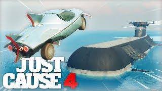 Just Cause 4 - JUMPING OVER NUCLEAR SUBMARINE!