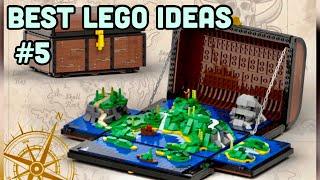 Lego Pirate Chest That Turns Into a Treasure Map! | Best Lego Ideas of the Week #5