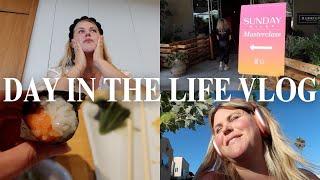 DAY IN THE LIFE VLOG | sunday Riley master class + gdwm + grounding chats