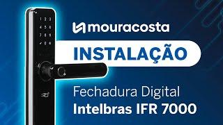 Instalação Fechadura Digital Biométrica Intelbras IFR 7000 Smart