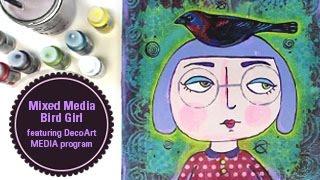 How To: Mixed Media Art with DecoArt Short l  DecoArt®