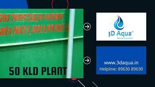 50 KLD Plant commissioning by 3D Aqua Water Treatment Company
