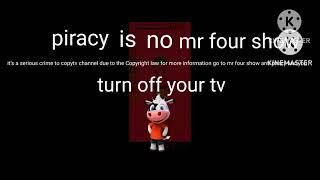 mr four show's anti piracy screen we have turn off your TV right now (good ending)