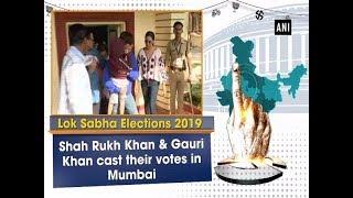 LS polls: Shah Rukh Khan & Gauri Khan cast their votes in Mumbai - Maharashtra News