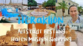 Kreta Heraklion Sehenswürdigkeiten Museen Shopping Venezianischer Hafen & Festung Altstadt Iraklio