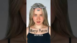 Zodiac signs as hogwarts houses from Harry Potter!  Comment your house! #harrypotter