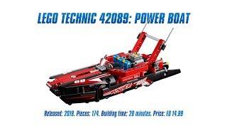 LEGO Technic 42089: Power Boat In-depth Review, Speed Build & Parts List [4K]
