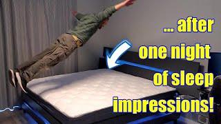 GOJEF dual layer mattress - Impression Review after first night of sleep