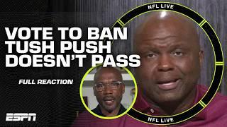 FULL REACTION: Vote to ban the tush push FAILS  | NFL Live