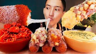 MUKBANG | СЫР ҚОСЫЛҒАН ЖҮГЕРІ және ЕҢ АЩЫ ЛАПША | ASMR | Мукбанг және Асмр