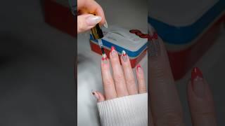 ASMR HELLO KITTY NAIL INSPO TUTORIAL ️ #asmrvideo #nailart #shorts