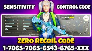 BGMI 3.5 UPDATE SENSITIVITY CODE | BGMI BEST SENSITIVITY SETTINGS | BGMI ZERO RECOIL SENSITIVITY