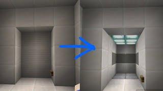 Minecraft Bedrock: REALISTIC 2x2x3 elevator!