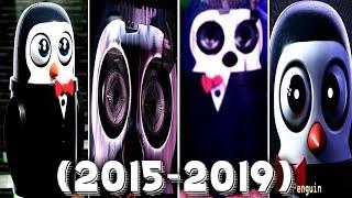 Evolution of Penguin in FNAC 1, 2, 3, Remastered (2015 - 2019)