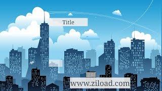 In the city prezi template from ziload