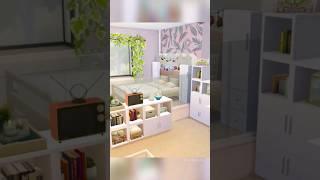 Platform Girl's Bedroom #ts4 #sims4 #modernbedroomideas #thesims4bedroom #thesims4builds