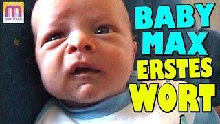 BABY Max erstes Wort mit einem Monat  marieland Vlog 