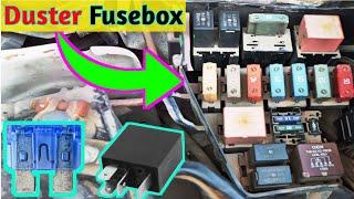 Renault Duster Fusebox Explained  || हिंदी मैं जानिया फसेबोक्स का पूरा जानकारी 