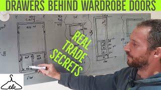 Plan & Design FINGERPULL Drawers Inside A Wardrobe | Trade Secrets Not To Miss!  Vid#70