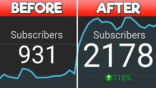 Small Channels: DO THIS to DOUBLE YOUR SUBSCRIBERS in 5 Minutes!