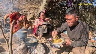 Nepal's winter feast : traditional food for staying warm || @villagefoodkitchen ||