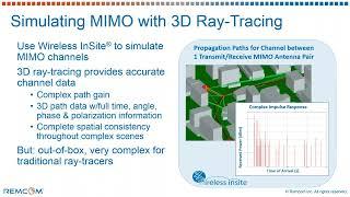 Wireless InSite MIMO Optimizations and Beamforming Techniques