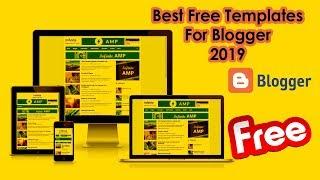 Best Free Templates for blogger 2021 - Responsive and Seo friendly